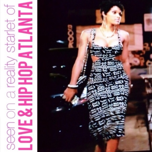 UO cut out Aztec dress in cobalt blue S - Picture 11 of 12